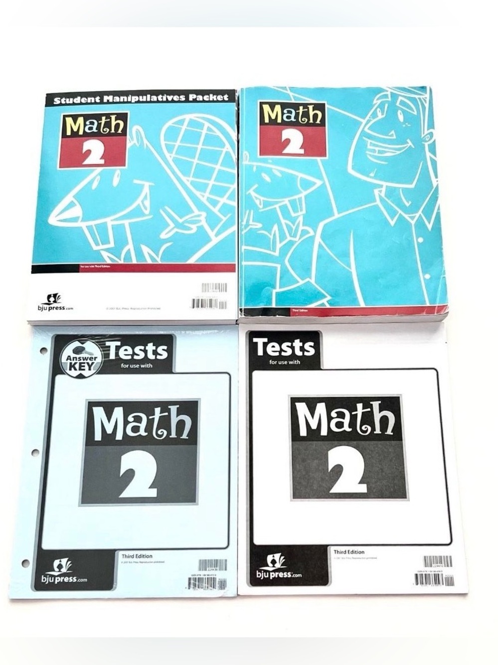 BJU PRESS HOMESCHOOL MATH 2 Third Edition USED